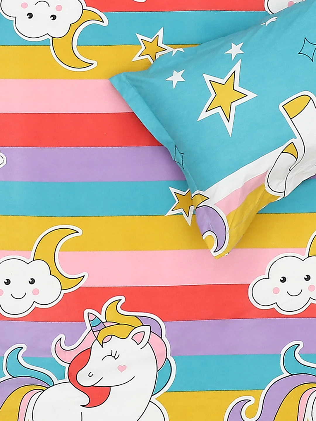120 GSM Polyester Double Bed Bedsheet with 2 Pillow Covers - Updated - Updated - Updated - Image 6