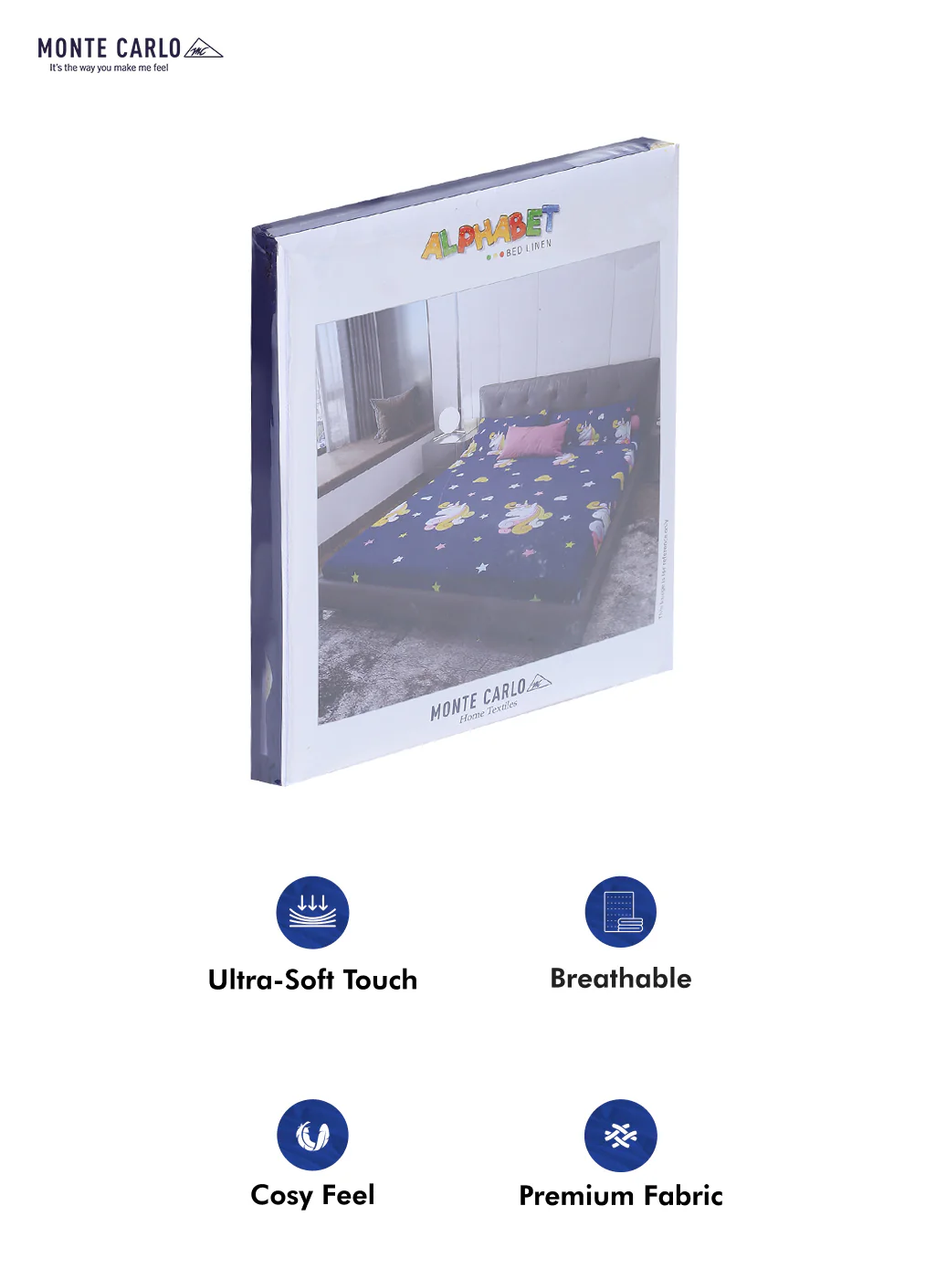 120 GSM Polyester Double Bed Bedsheet with 2 Pillow Covers - Updated - Updated - Image 10