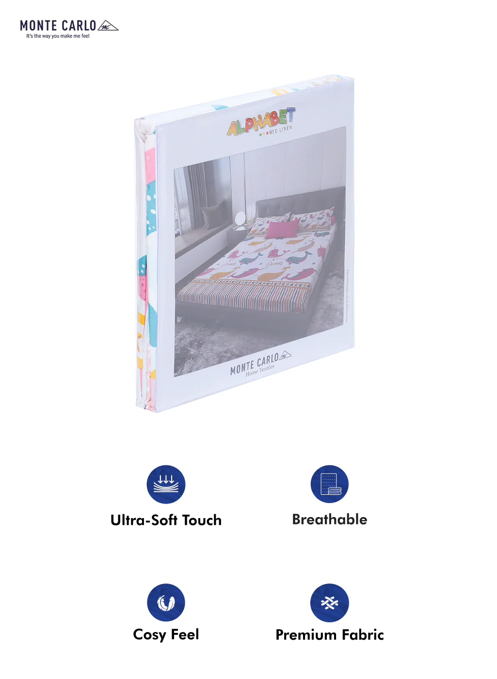 120 GSM Polyester Double Bed Bedsheet with 2 Pillow Covers - Updated - Updated - Image 10