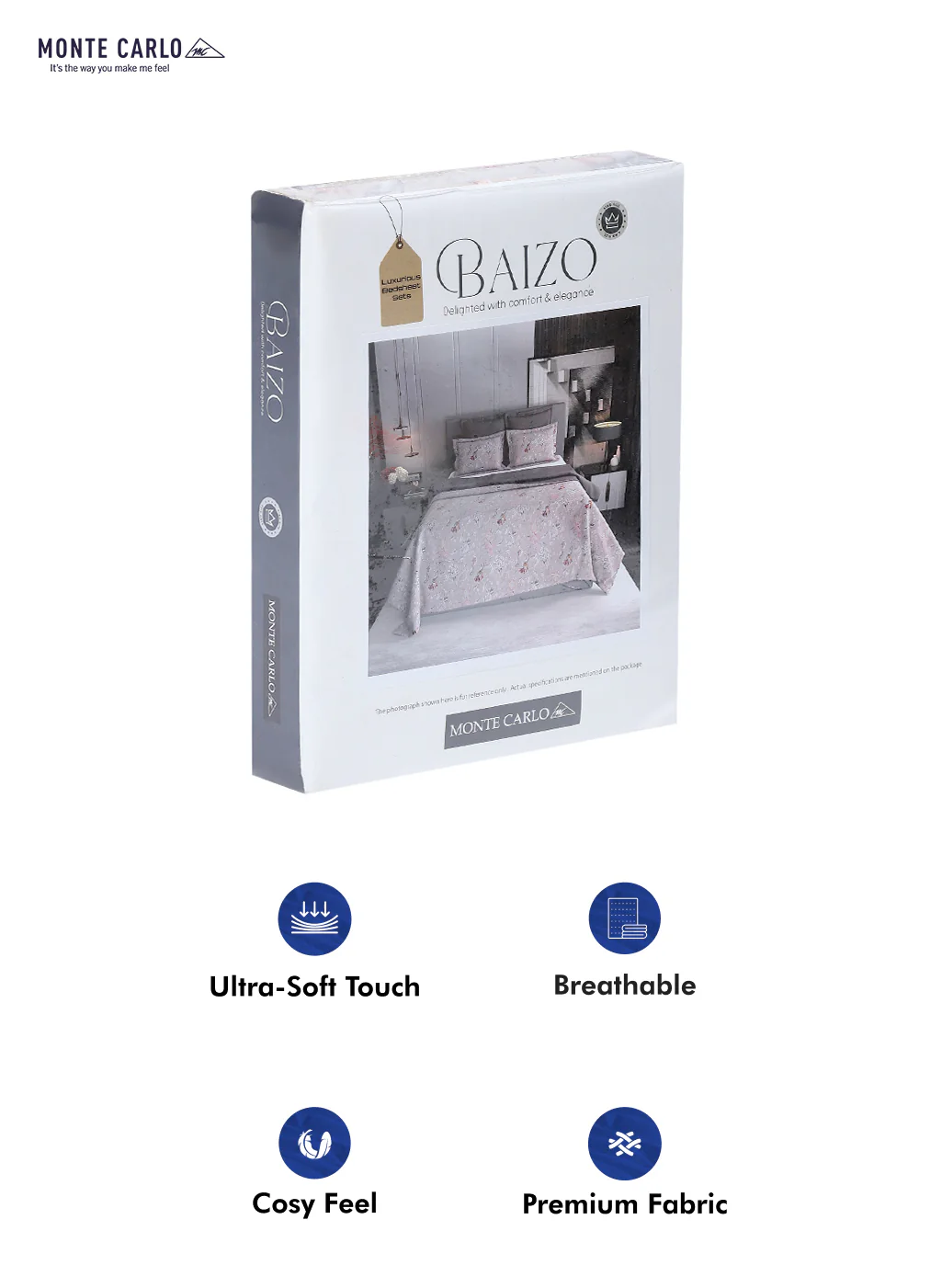 120 GSM Polyester Double Bed Bedsheet with 2 Pillow Covers - Updated - Updated - Image 10