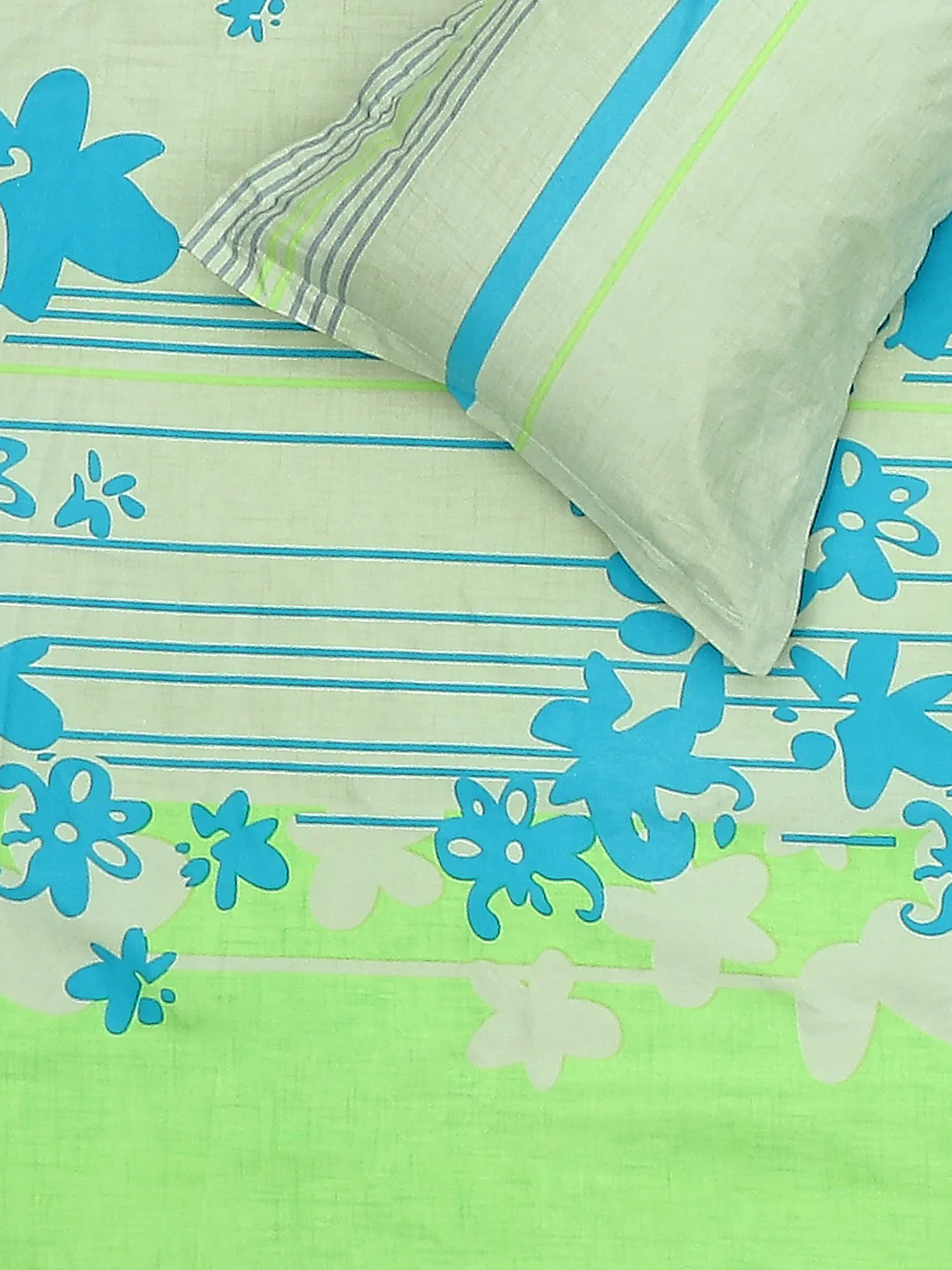 120 GSM Polyester Double Bed Bedsheet with 2 Pillow Covers - Updated - Updated - Image 6