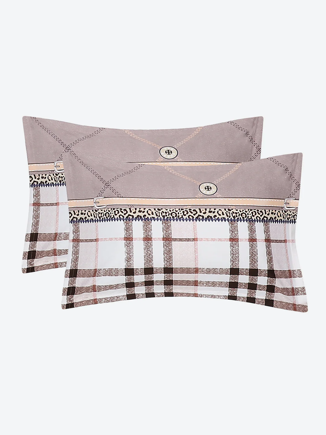 120 GSM Polyester Double Bed Bedsheet with 2 Pillow Covers - Updated - Updated - Image 8