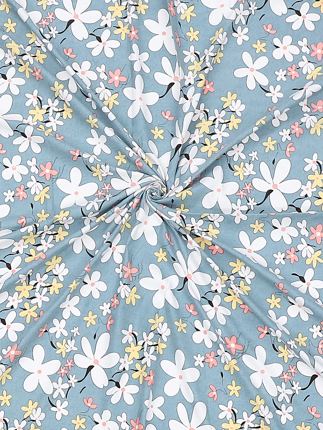 120 GSM Polyester Double Bed Bedsheet with 2 Pillow Covers - Updated - Updated - Image 9