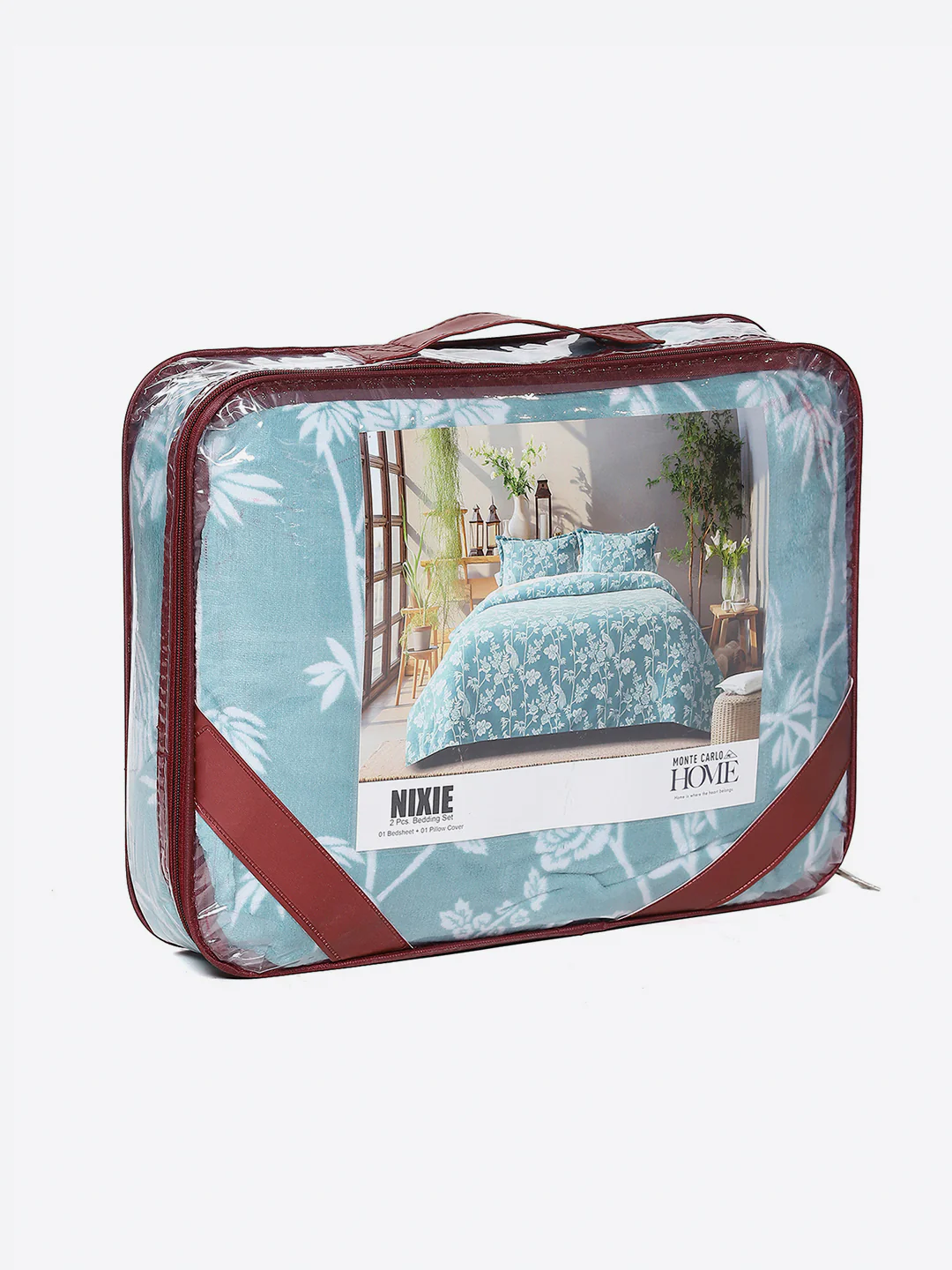 264 GSM 100% Polyester Single Bed 1 Bedsheet with 1 Pillow Cover (Nixie Piece) - Image 9