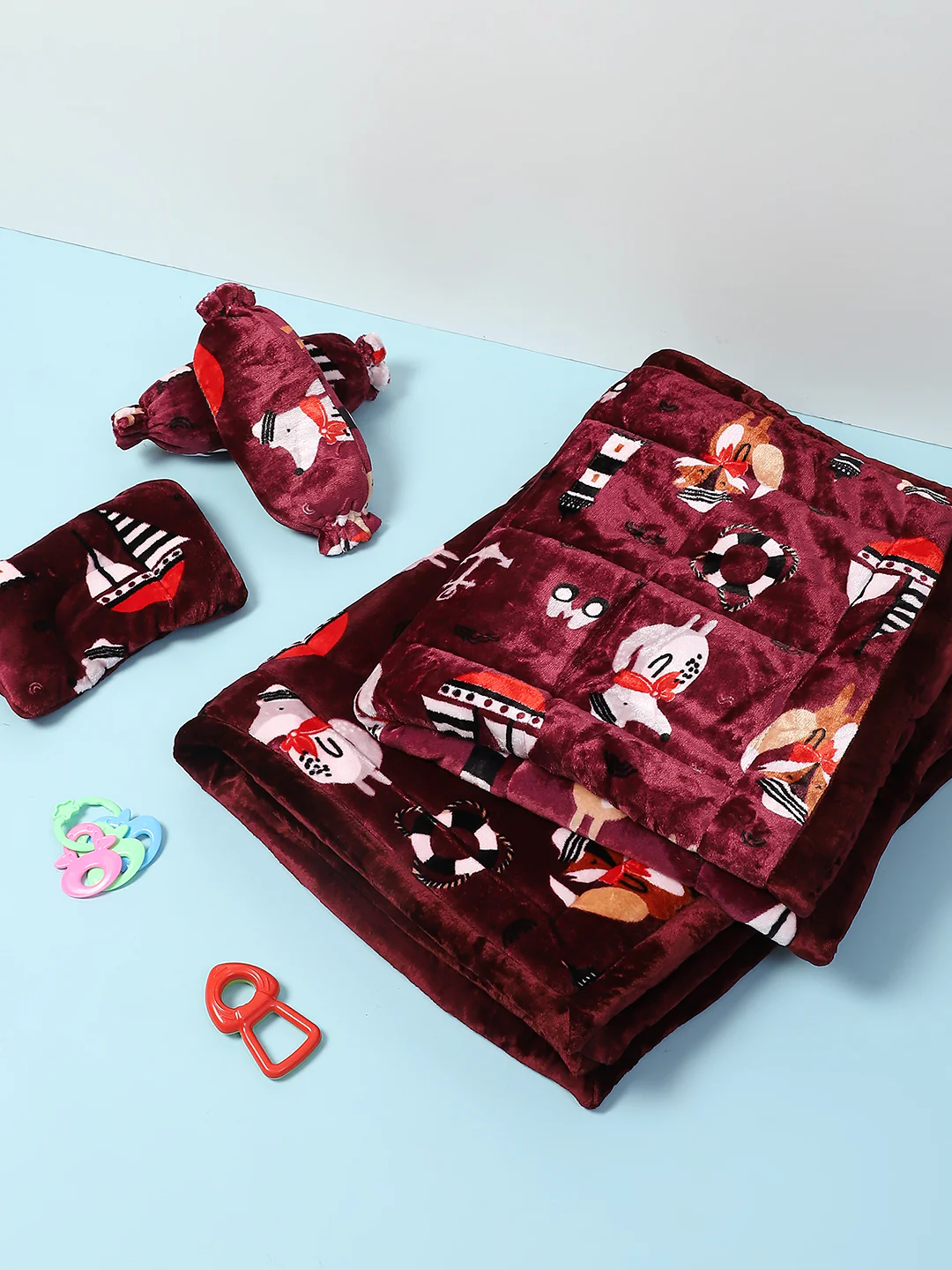Baby Set of 5 Pc Polyester Bedding Set