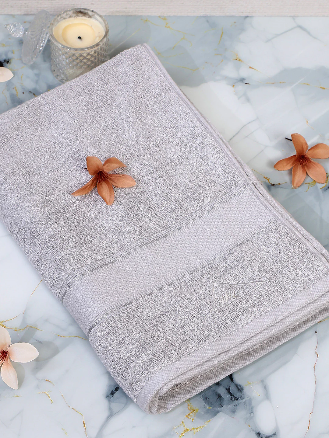 Grey Bamboo Solid 600 GSM Bath Towel (Bamboo)