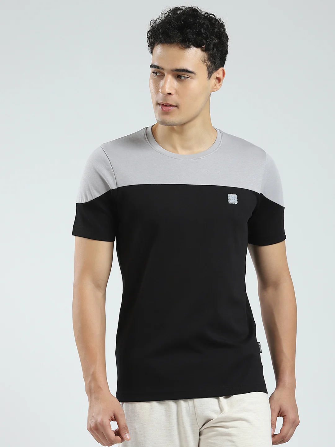 Rock.it Men Black Solid Round Neck Half Sleeve T-Shirt