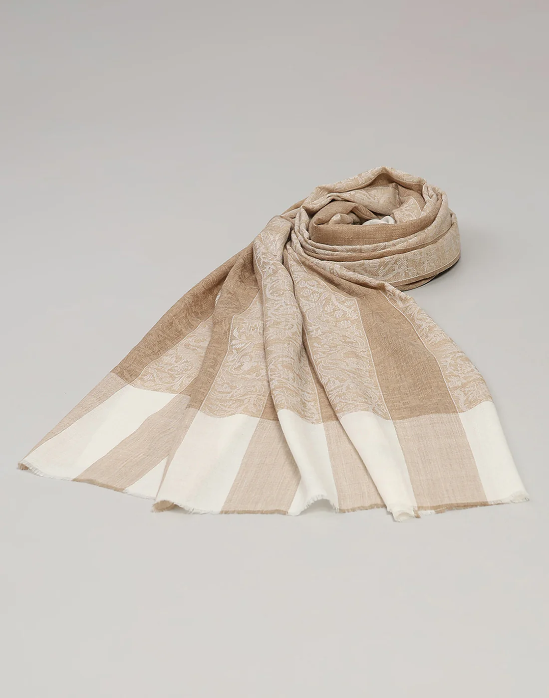 Men Multicolor Self Design Lohi Shawl - Image 7