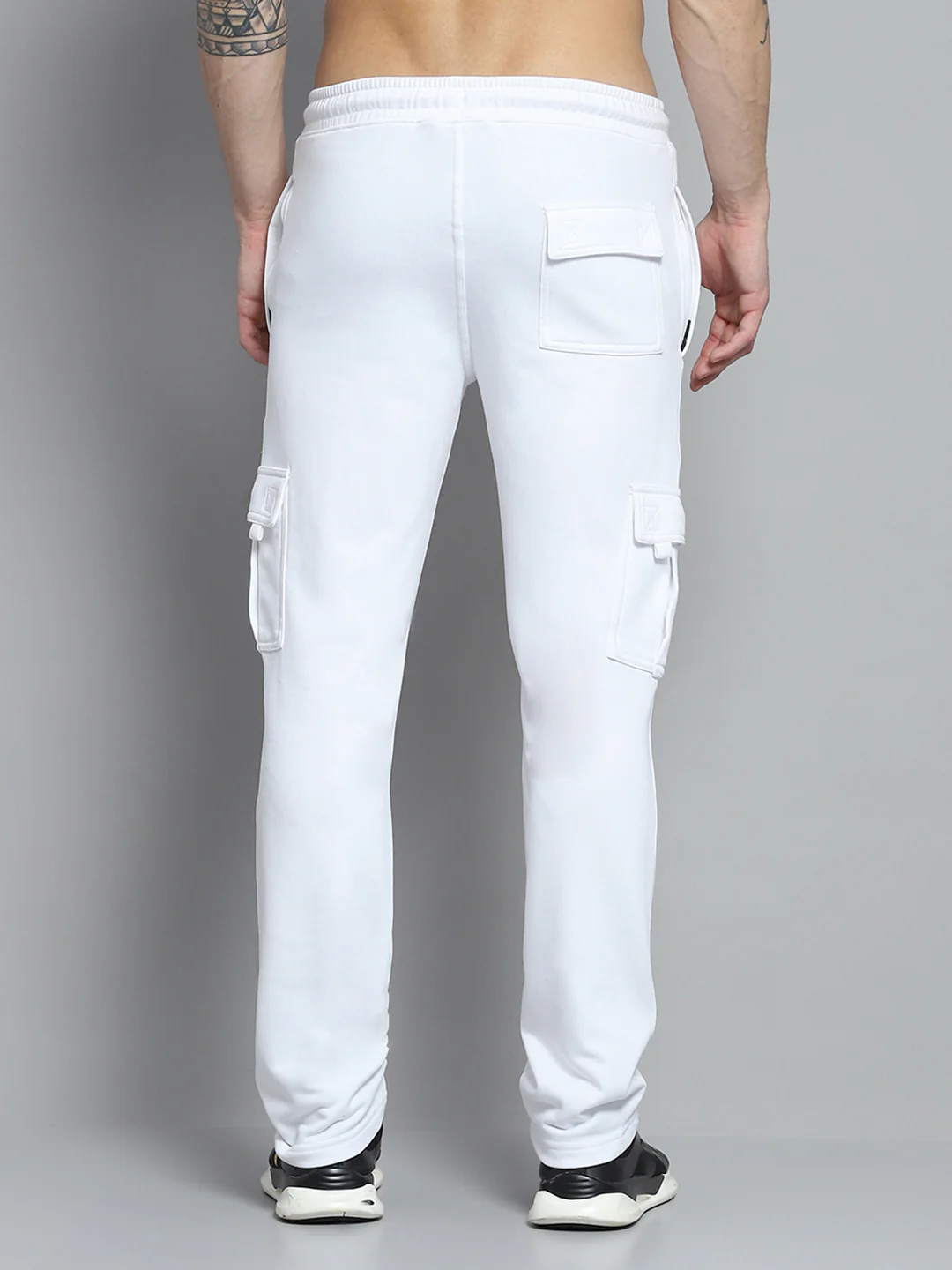 Rock.it Men White Solid Lower - Image 5