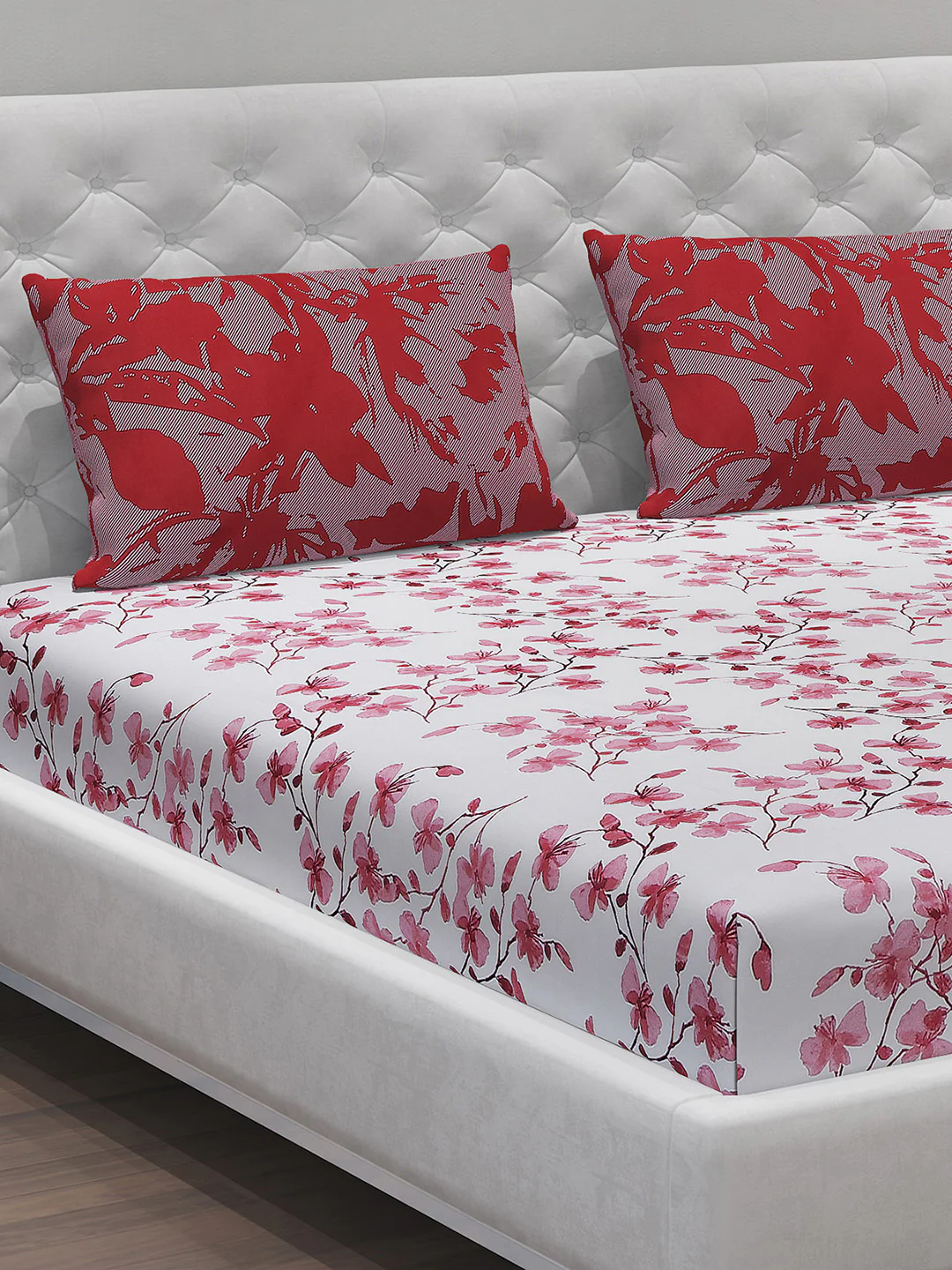 MOCA by Monte Carlo 104 GSM Cotton Double Bedsheet (2 Pcs Set)