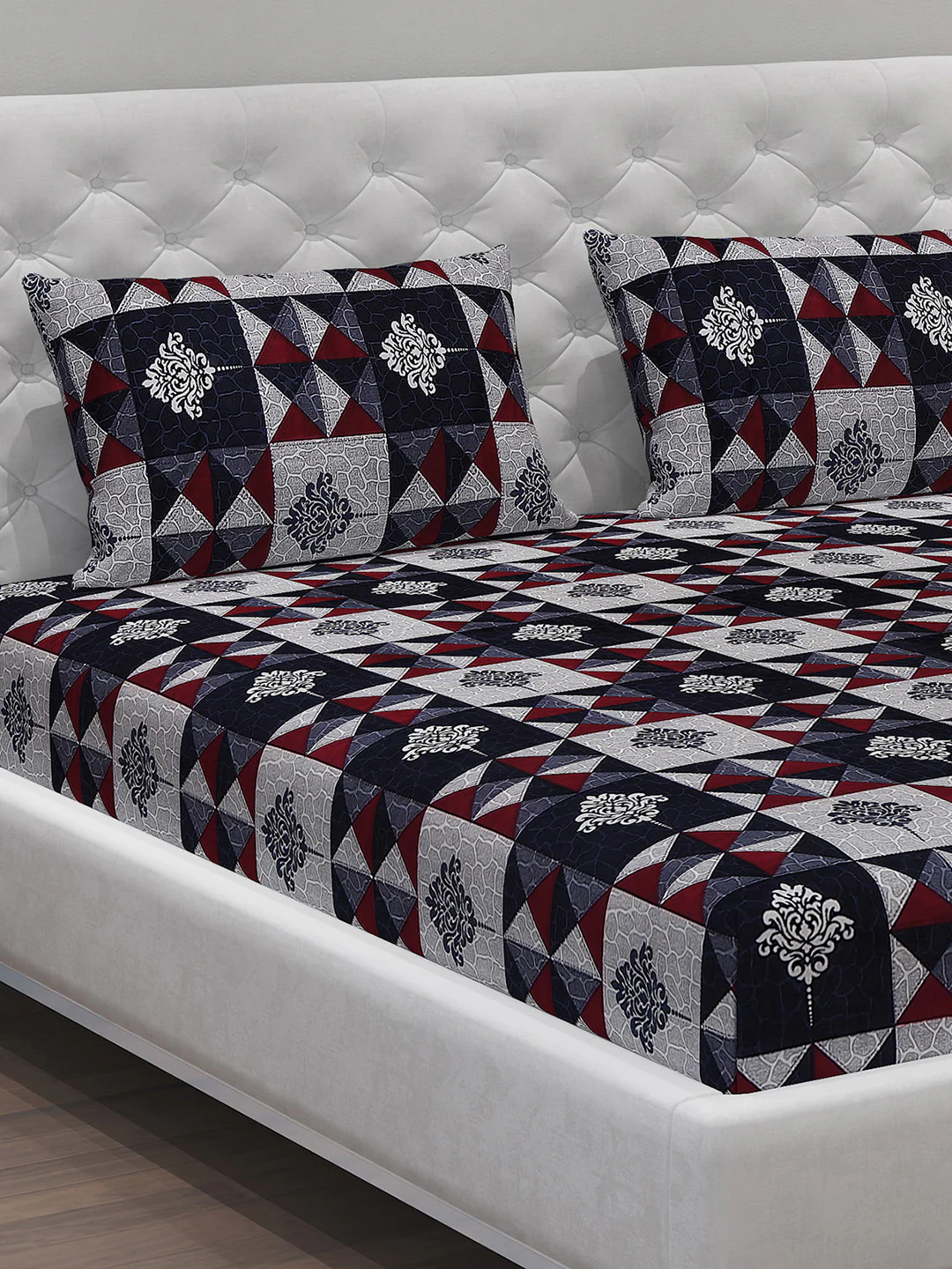 MOCA by Monte Carlo 120 GSM Microfibre Double Bedsheet (2 Pcs Set)
