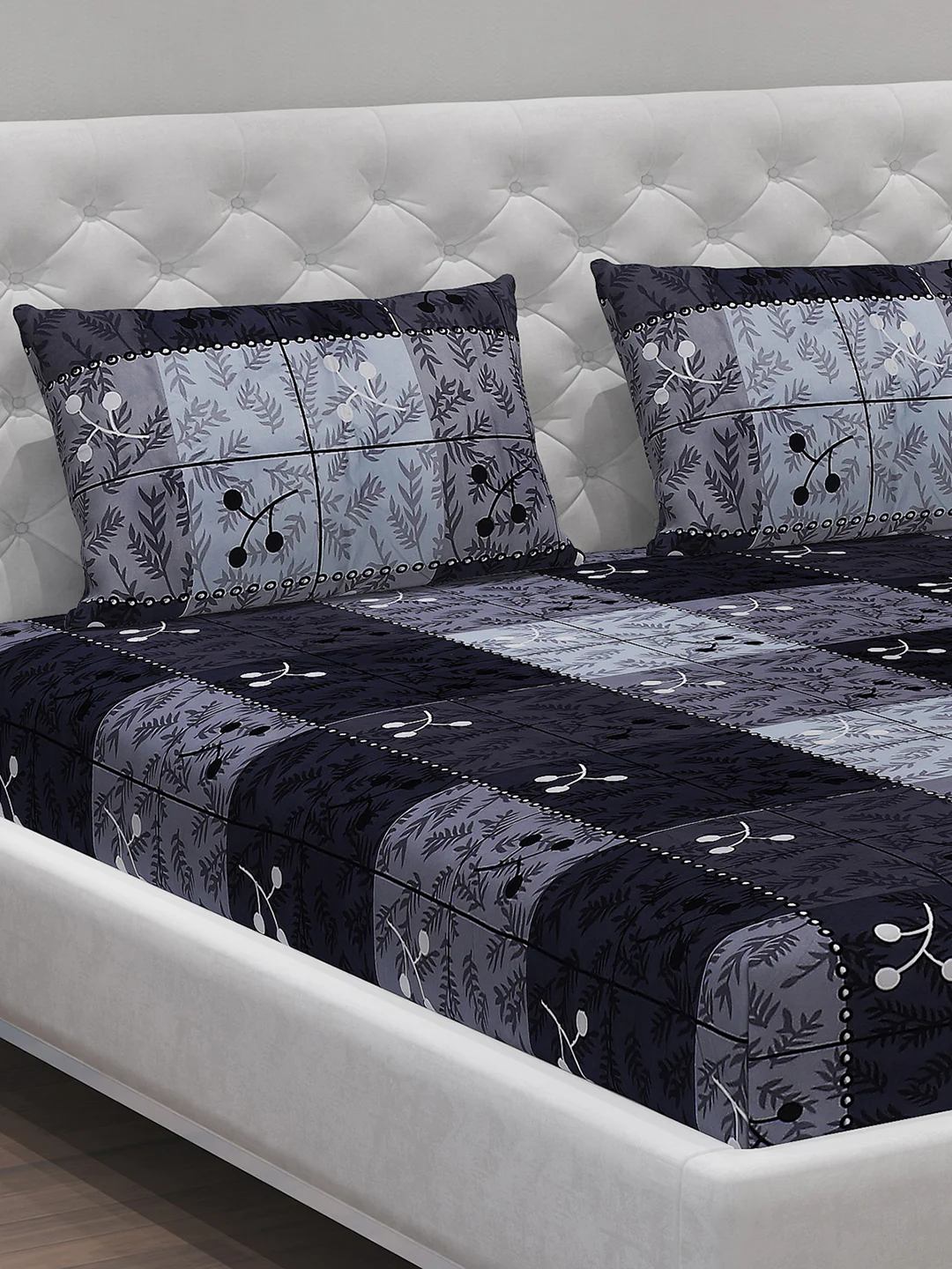 MOCA by Monte Carlo 120 GSM Microfibre Double Bedsheet with 2 Pillow Covers