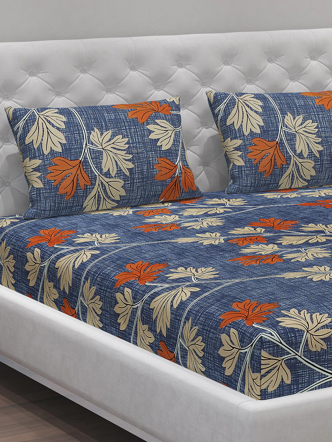 MOCA by Monte Carlo 120 GSM Microfibre Double Bedsheet with 2 Pillow Covers