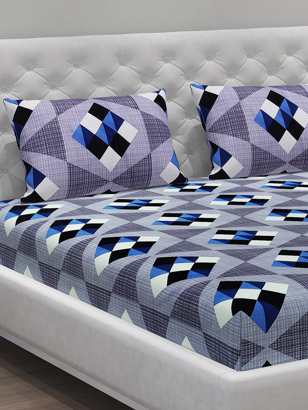 MOCA by Monte Carlo 120 GSM Microfibre Double Bedsheet with 2 Pillow Covers