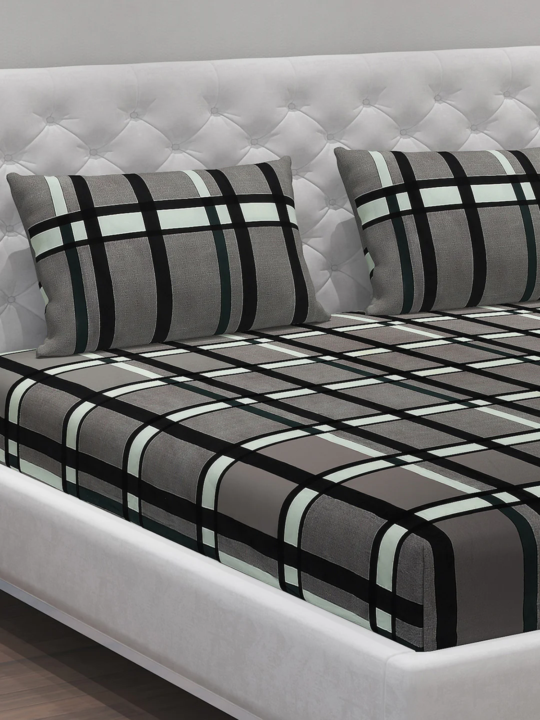 MOCA by Monte Carlo 120 GSM Microfibre Double Bedsheet with 2 Pillow Covers