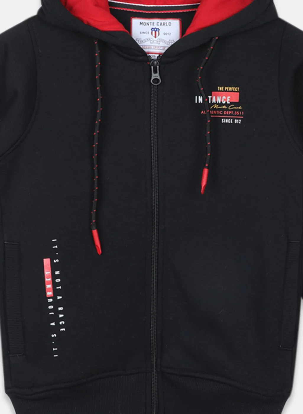 Boys Black Printed Sweatshirt - Image 3