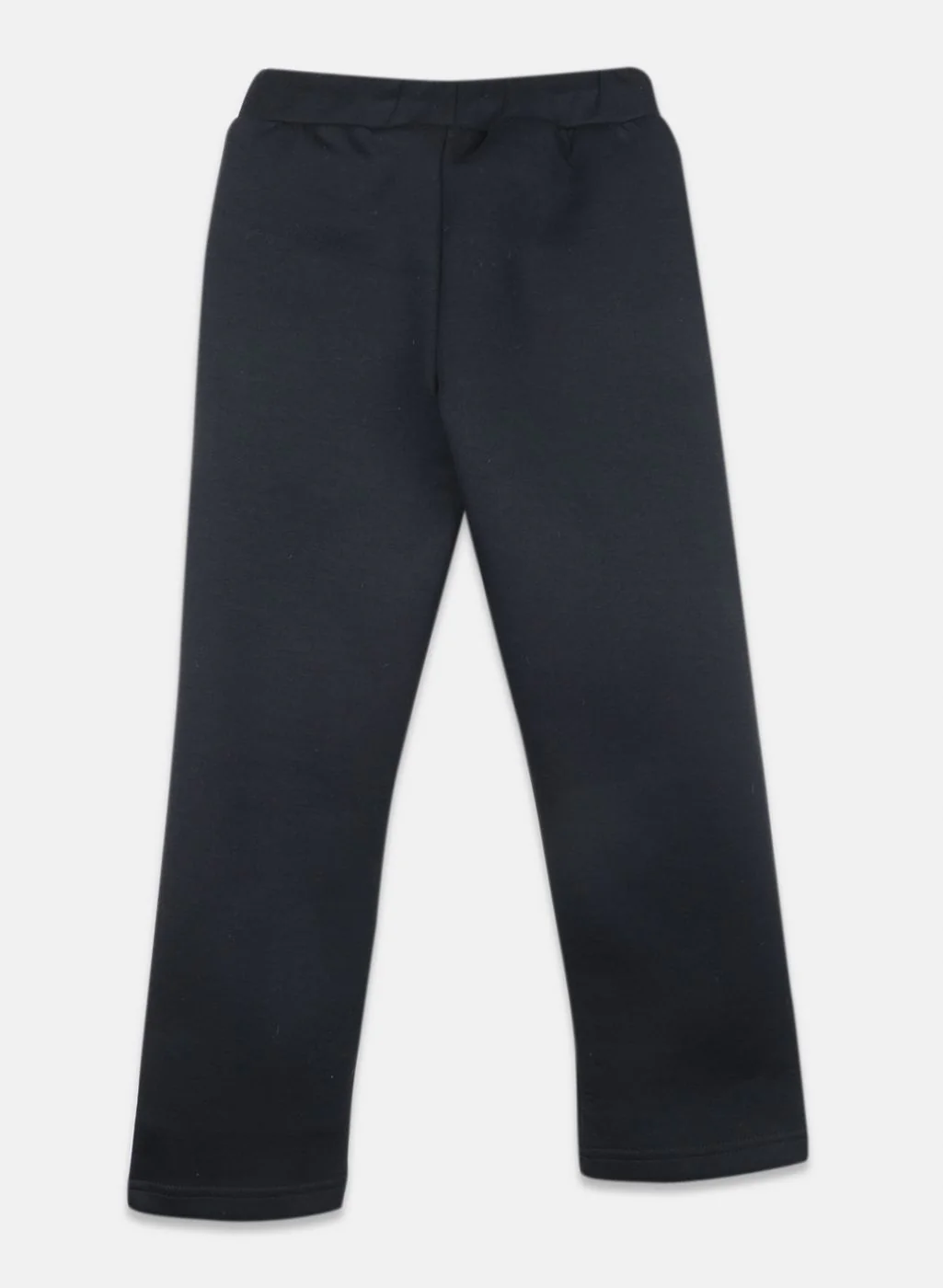 Boys Black Printed Tracksuit - Image 7