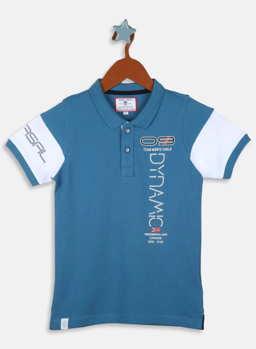 Boys Blue Printed T-Shirt