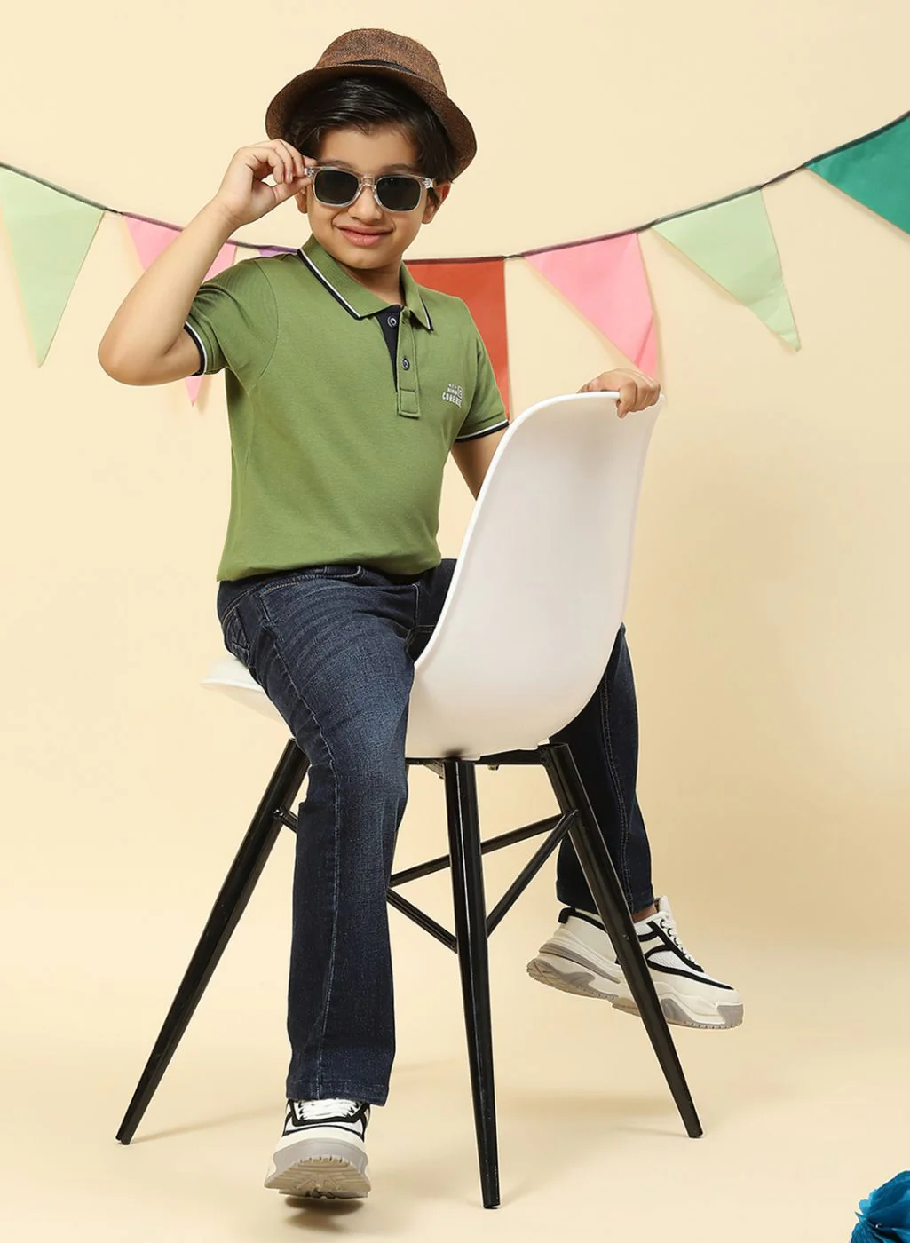 Boys Blue Regular Fit Denim