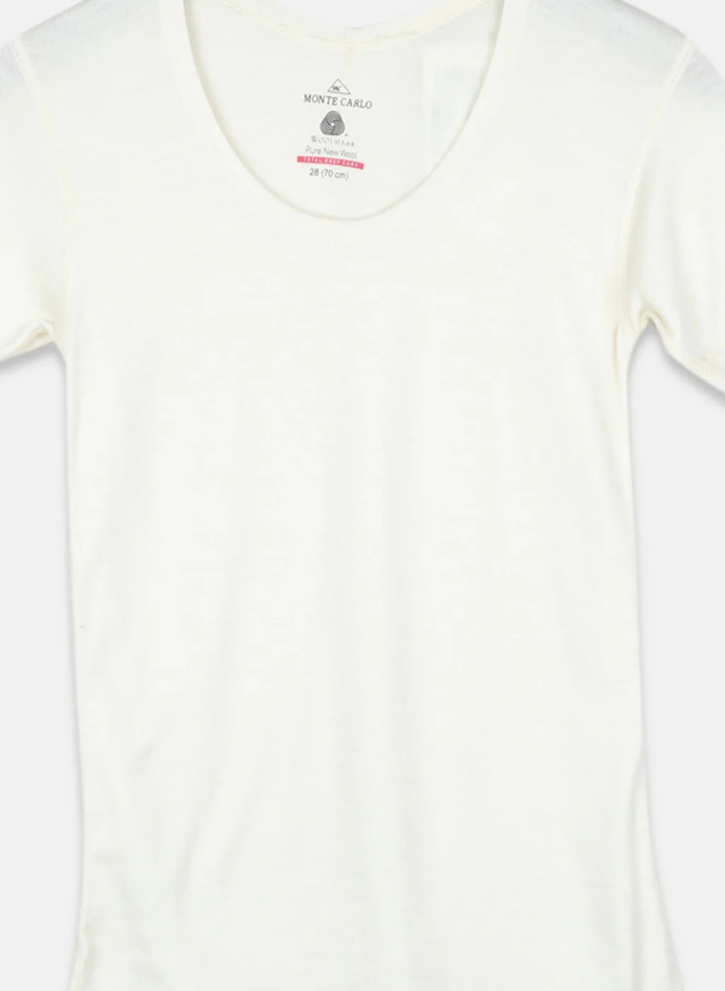 Boys Cream Solid Thermal Vest - Image 3