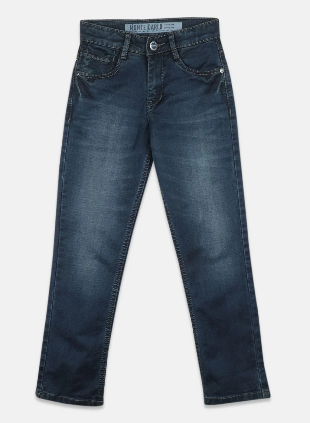 Boys NAvy Blue Regular Fit Denim