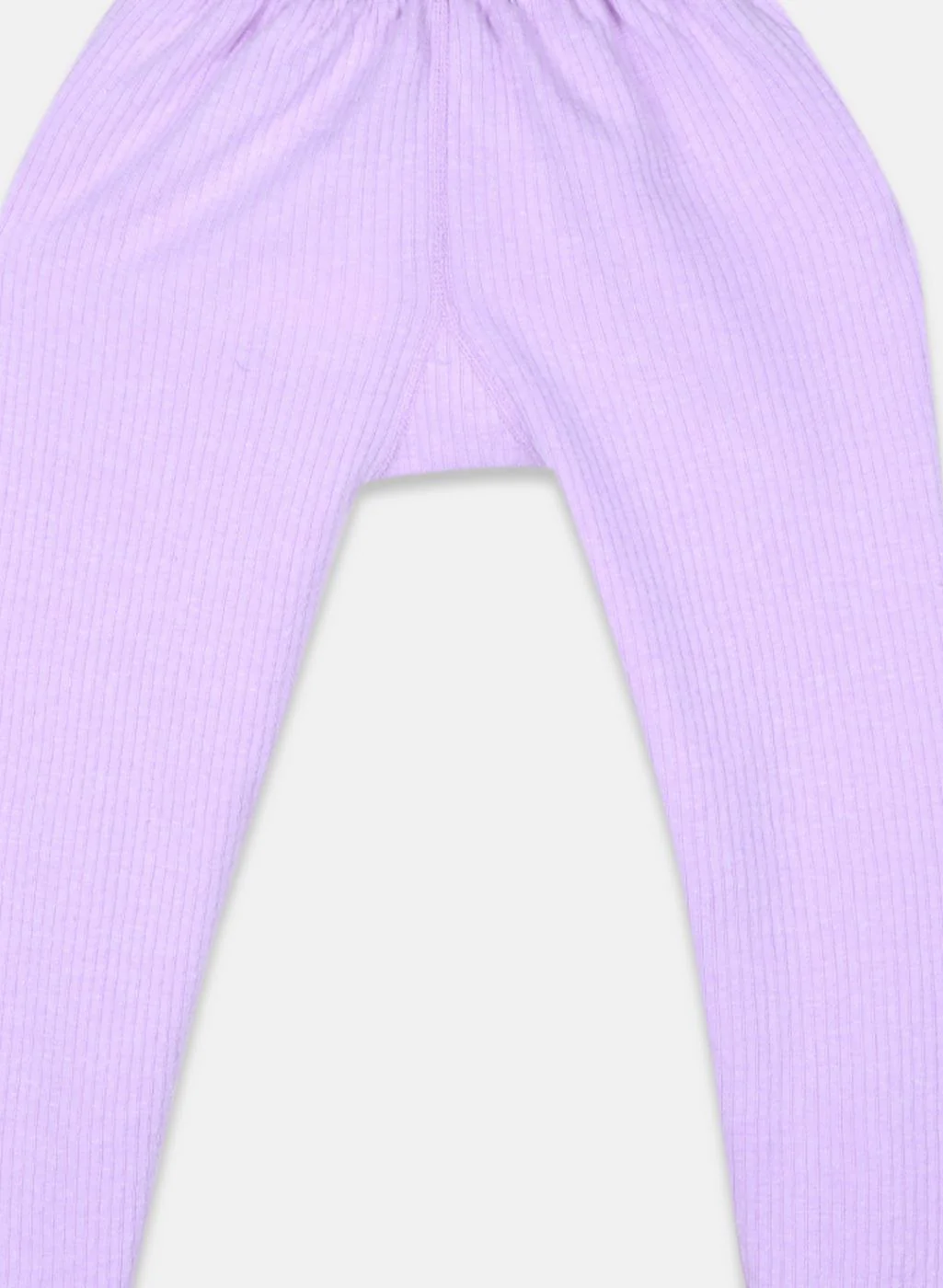 Boys Purple Solid Thermal Lower - Image 3
