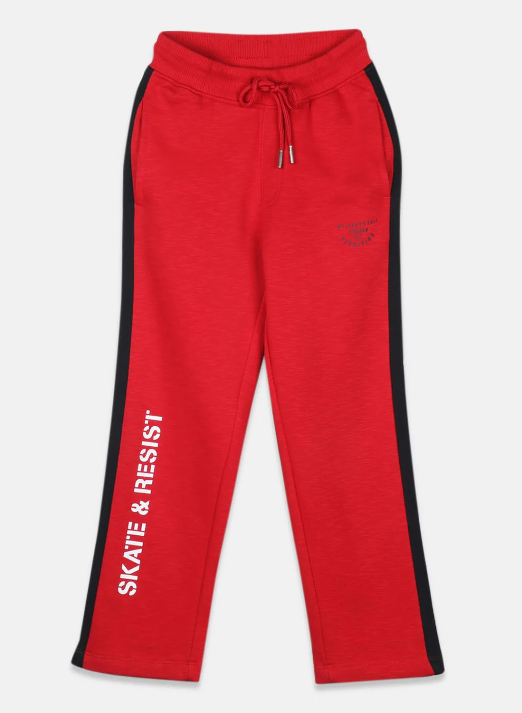 Boys Red Printed Tracksuit - Image 5