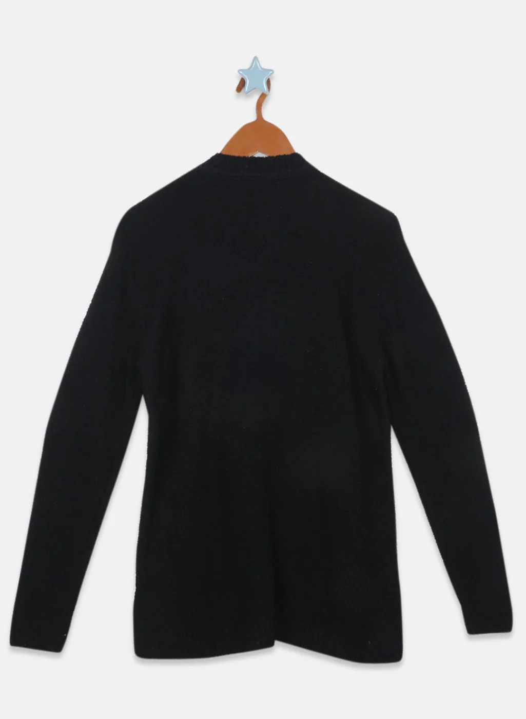 Girls Black Solid Top - Image 2