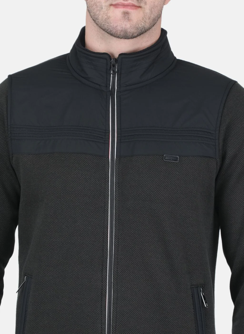Men Black Printed Sweatshirt - Image 5