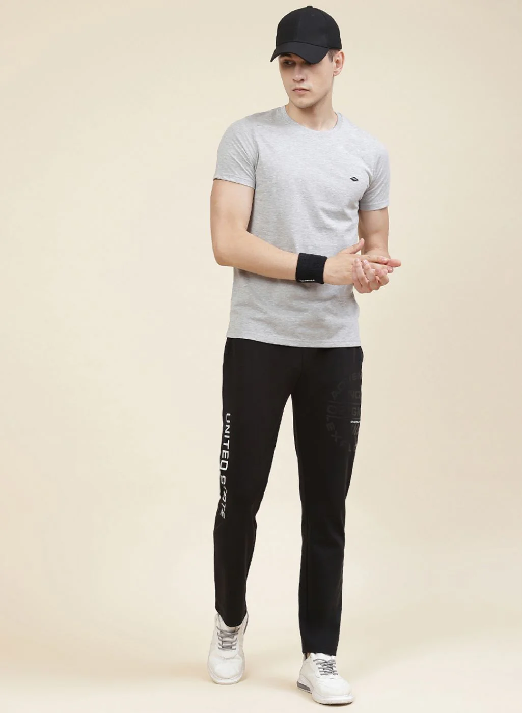 Men Black Regular Fit Lower