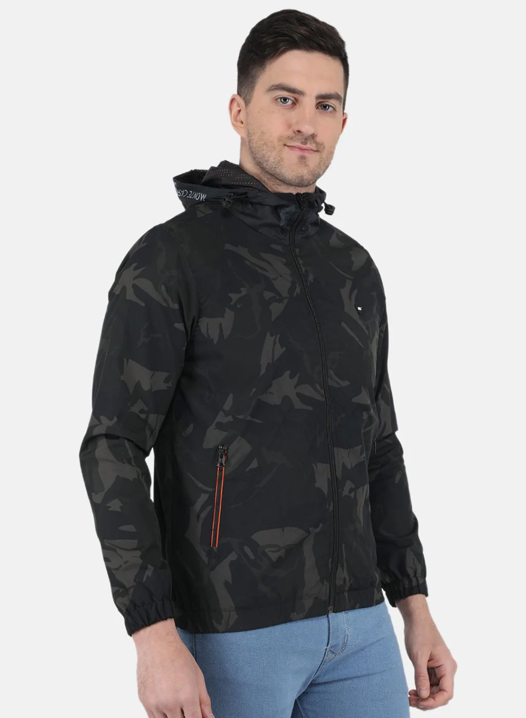 Men Black Solid Jacket - Image 6