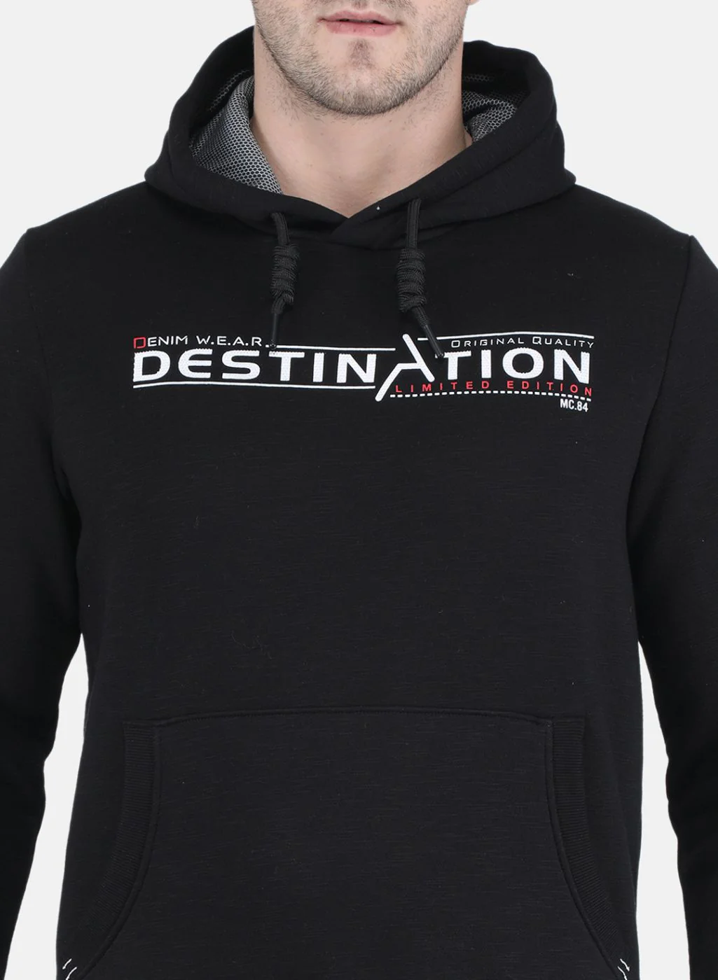 Men Black Solid T-Shirt - Image 5