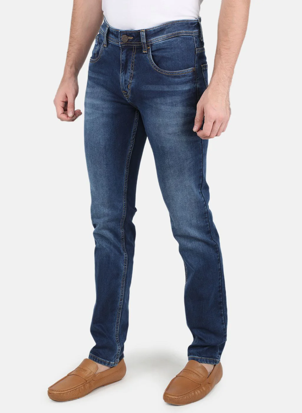 Men Blue Skinny Fit Denim - Image 2
