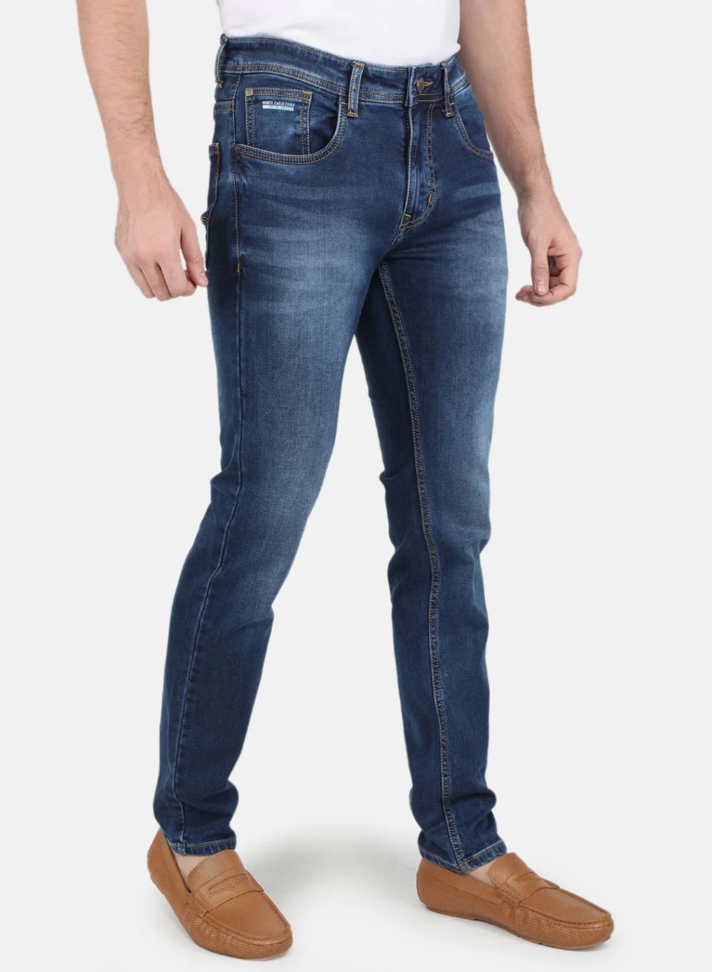 Men Blue Skinny Fit Denim - Image 6