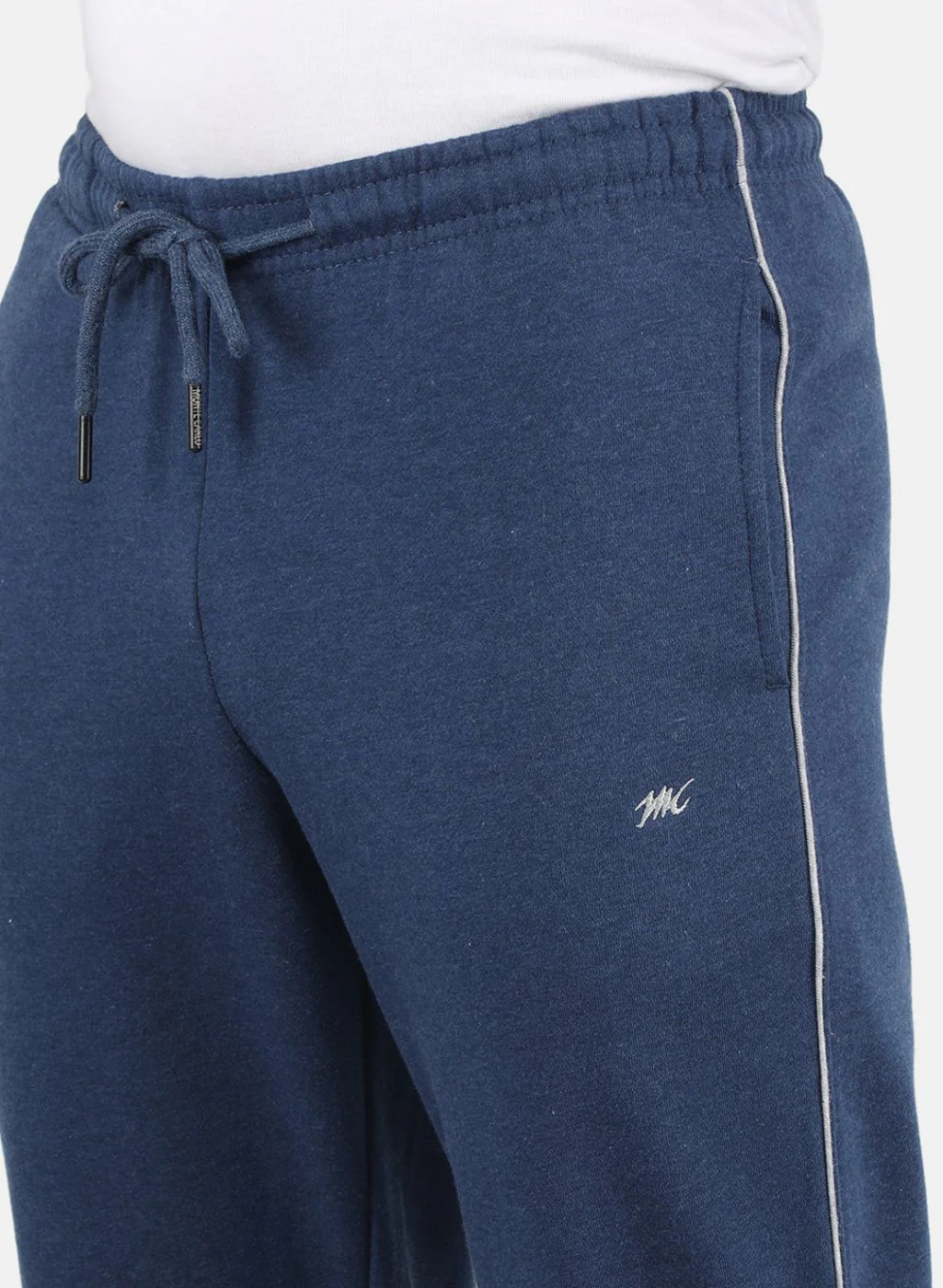 Men Blue Solid Tracksuit - Image 5