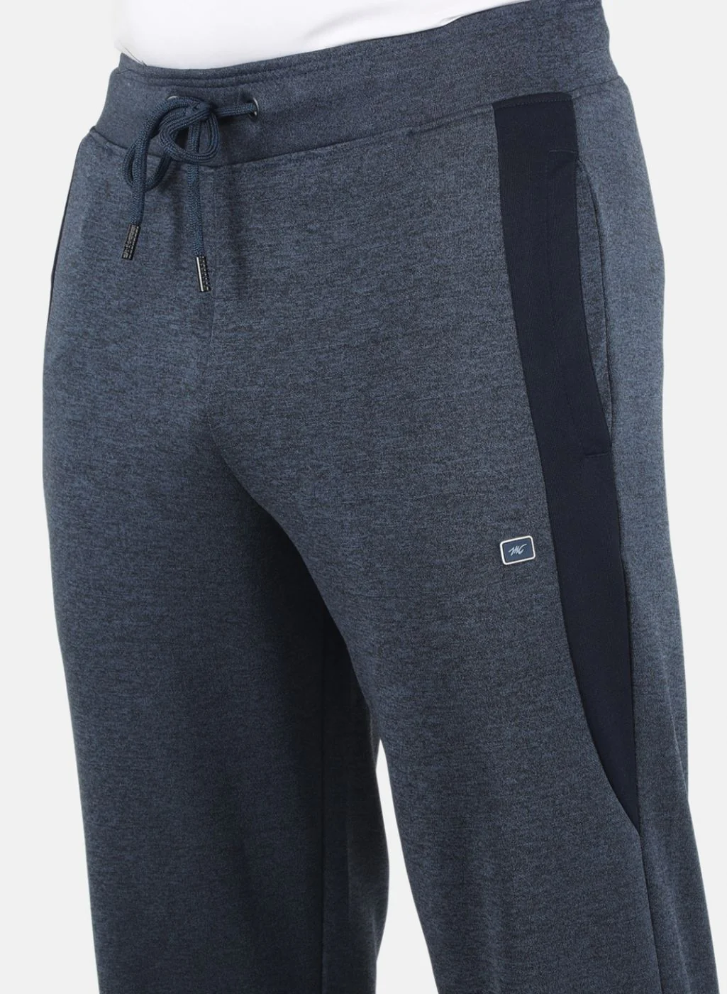 Men Blue Solid Tracksuit - Image 5