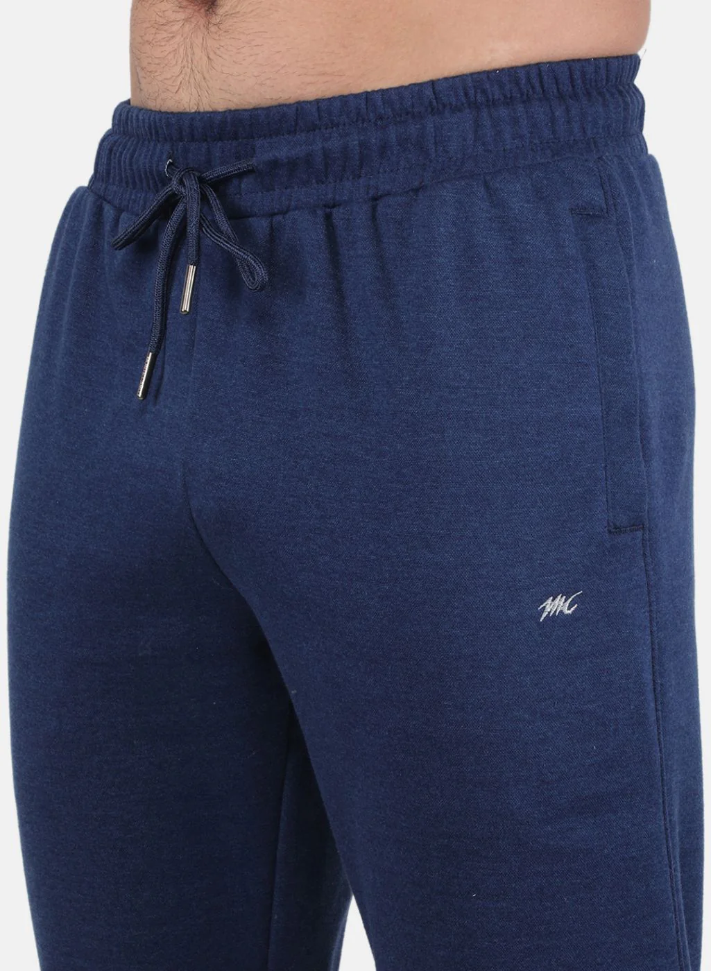 Men Blue Solid Tracksuit - Image 6
