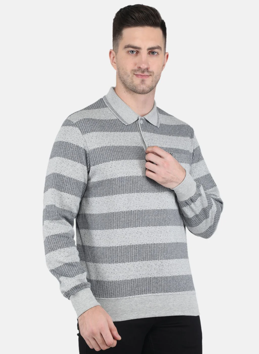 Men Grey Printed T-Shirt - Image 6