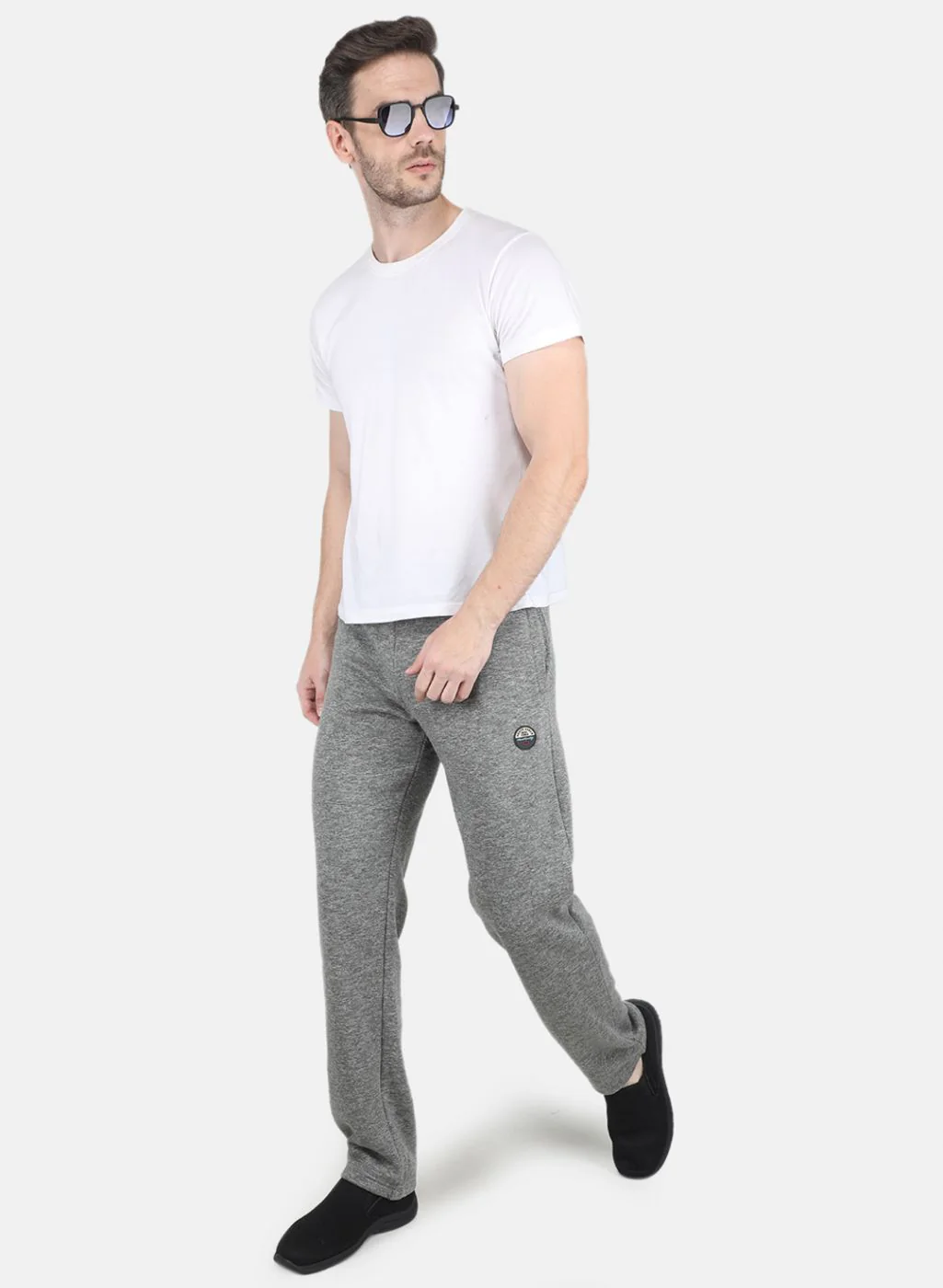 Men Grey Regular Fit Winter Lower - Image 4