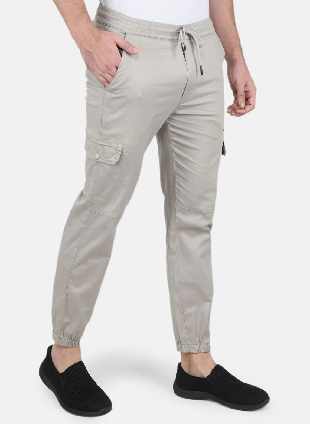 Men Grey Smart Fit Winter Lower - Image 6