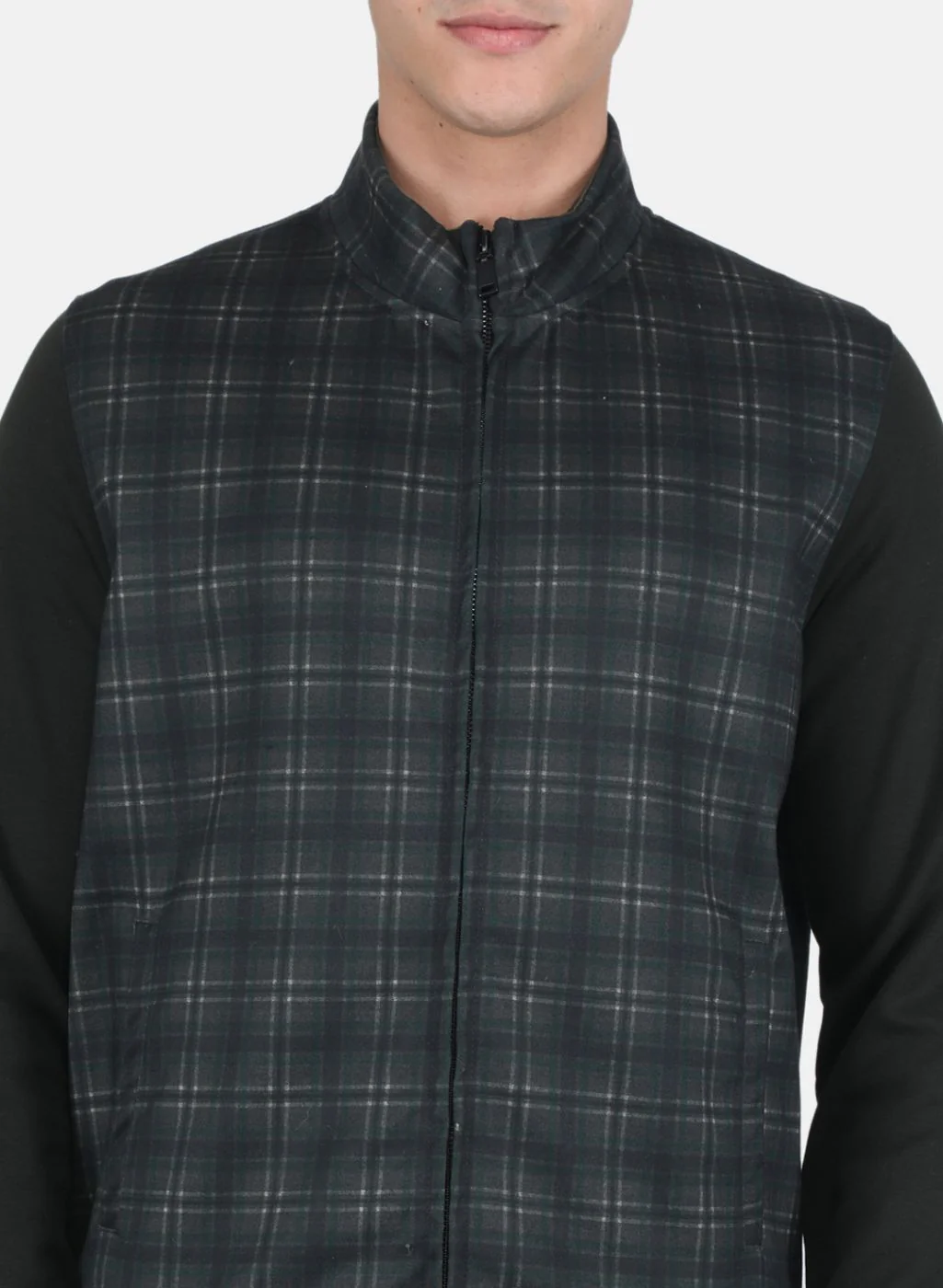 Men Olive Check Tracksuit - Image 6