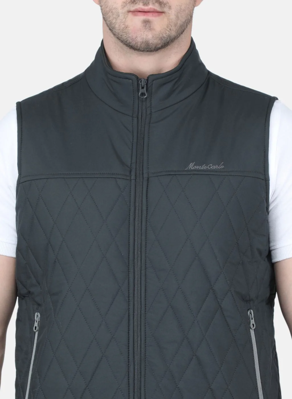 Men Olive Solid Jacket - Image 5
