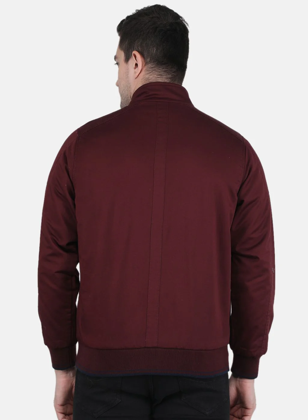 Men Red Check Jacket - Image 3