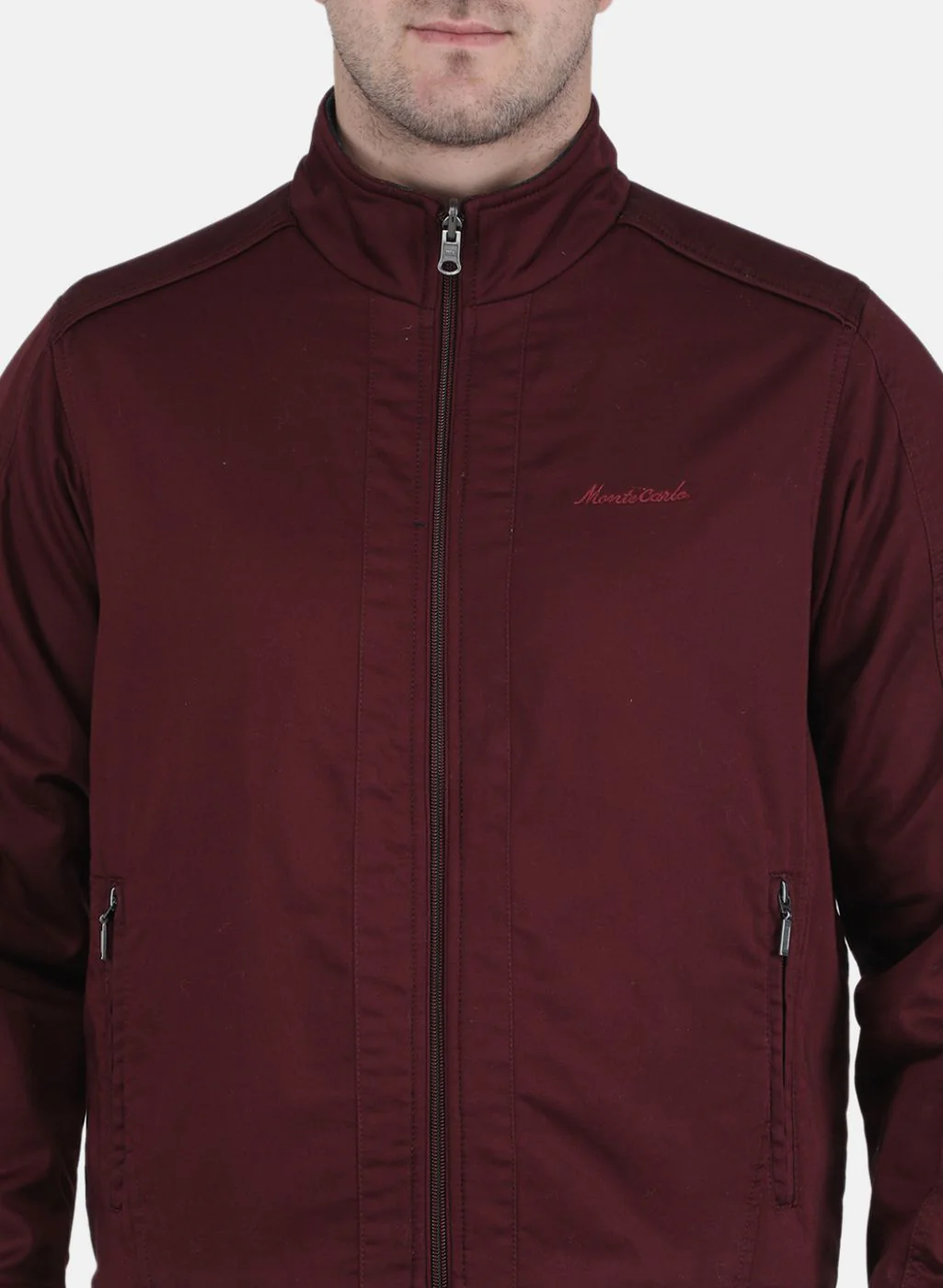 Men Red Check Jacket - Image 5