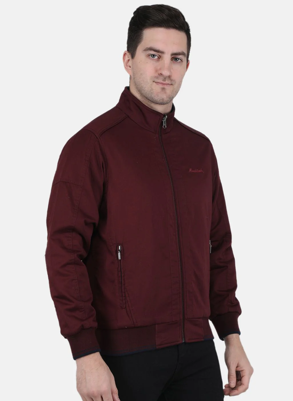 Men Red Check Jacket - Image 6