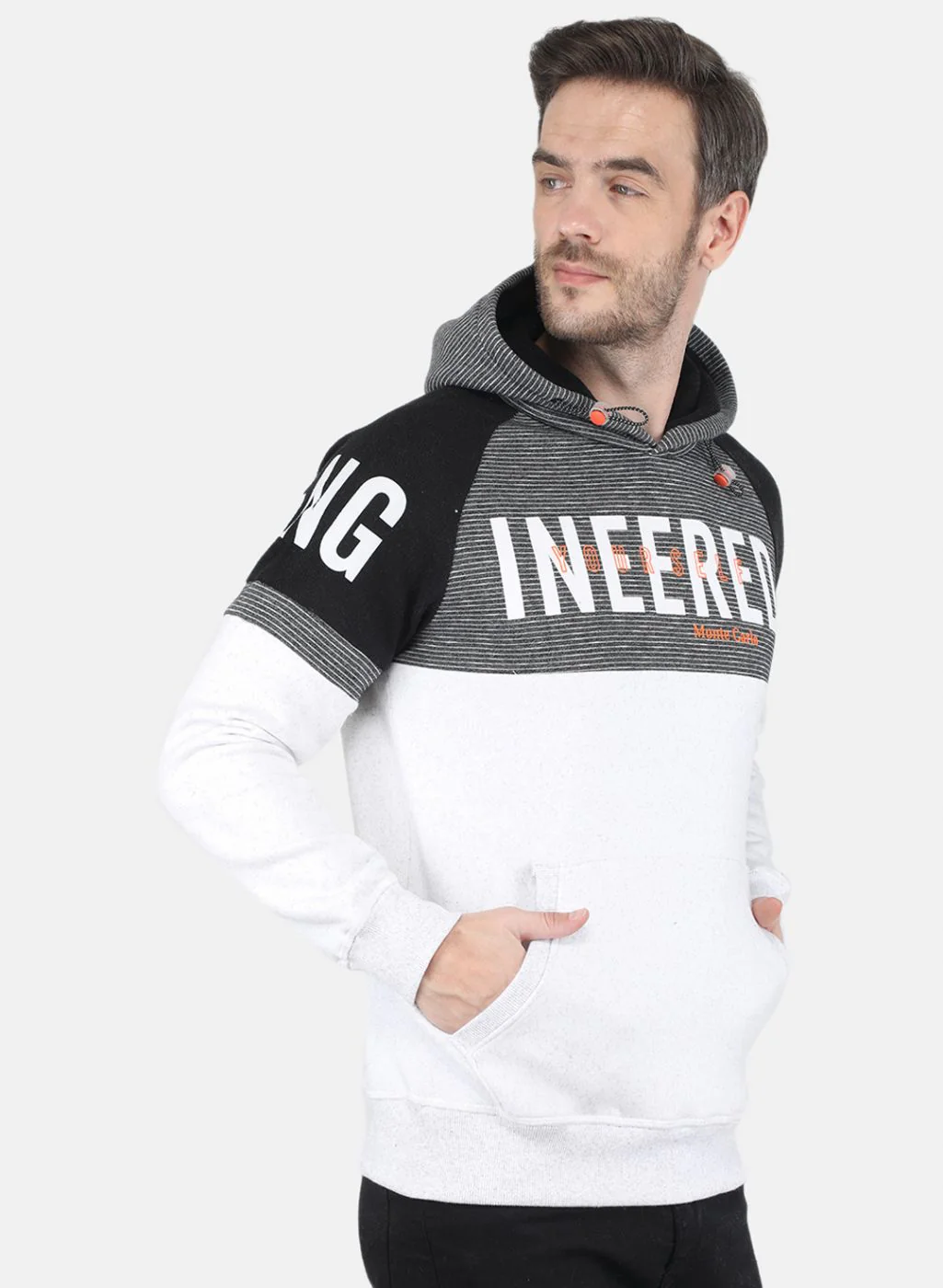 Men White Printed Sweatshirt - Image 6