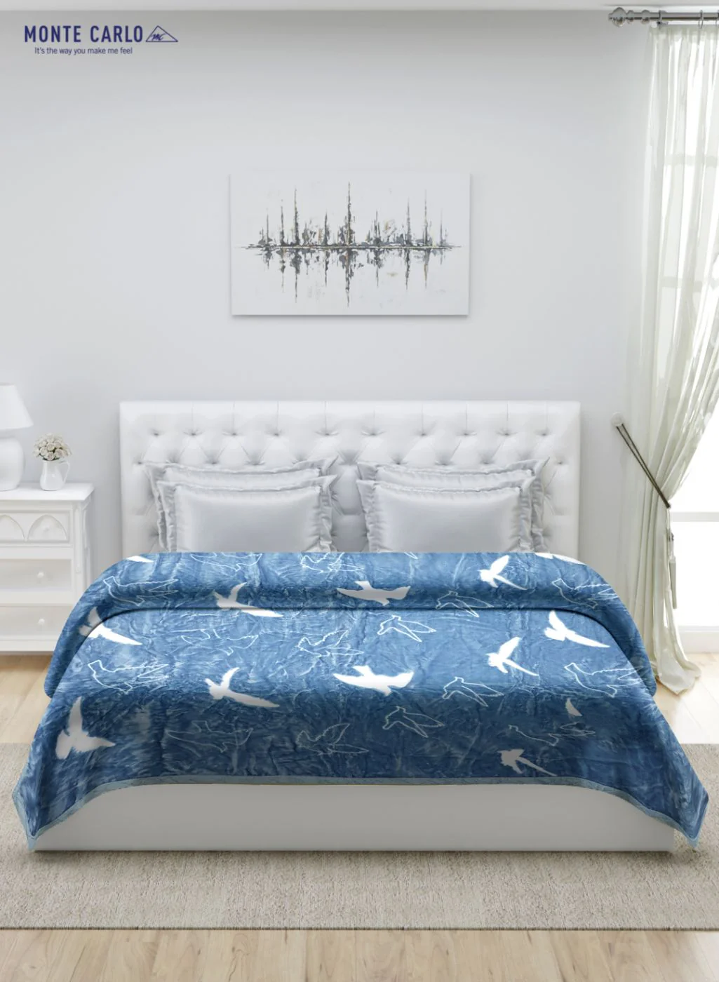 Printed Mink Double Blanket for Heavy Winter -1 Ply - Image 3
