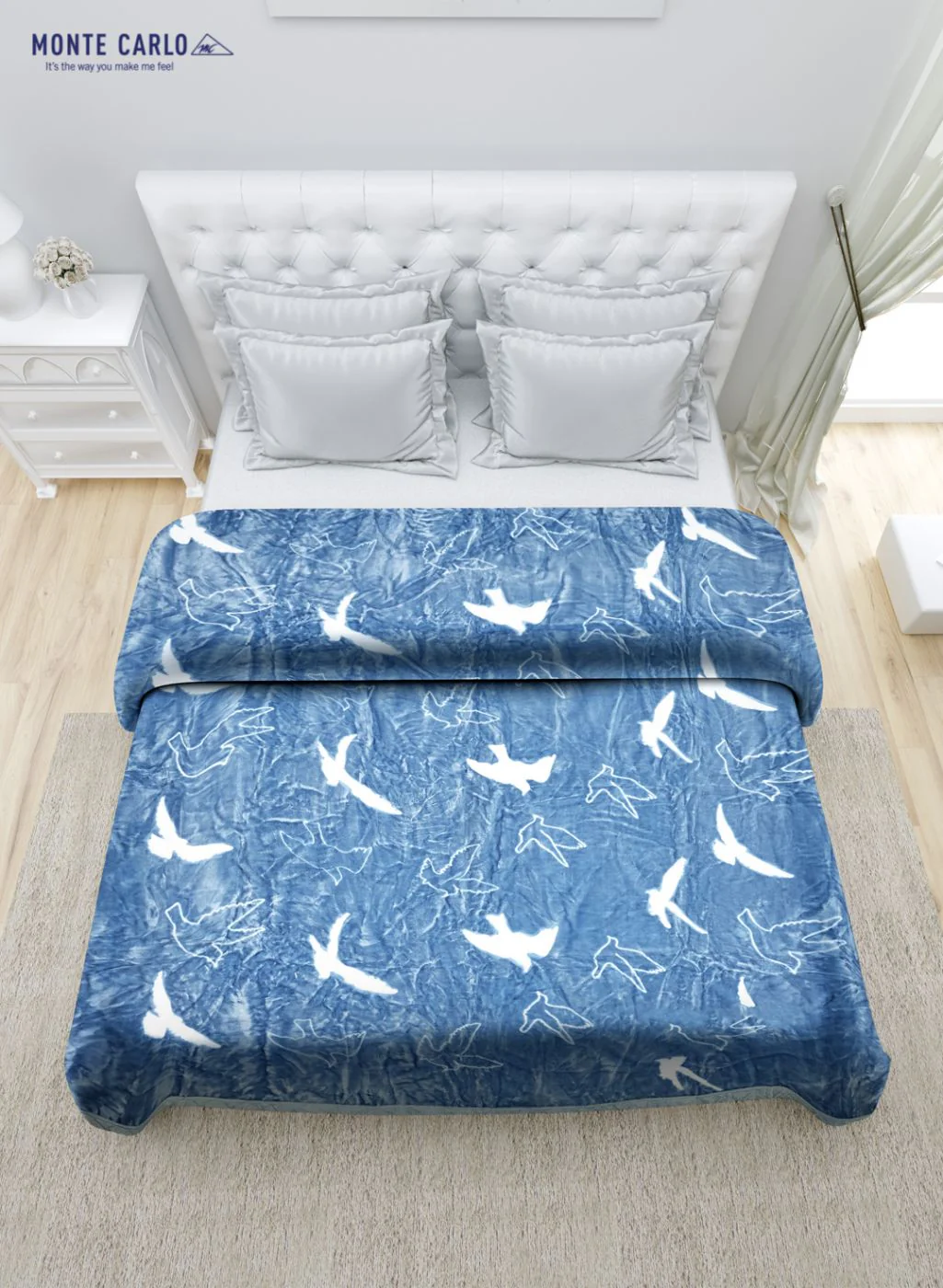 Printed Mink Double Blanket for Heavy Winter -1 Ply - Image 4