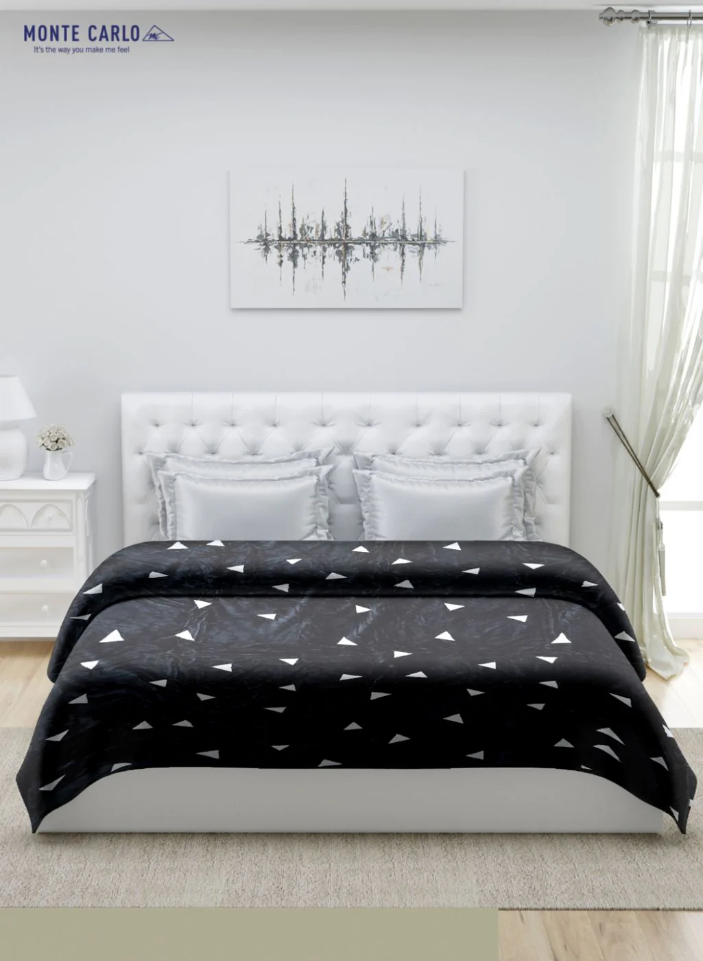 Printed Mink Double Blanket for Heavy Winter -1 Ply - Image 3