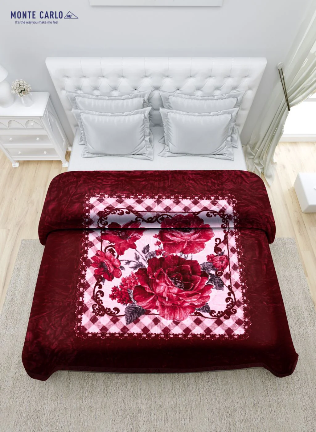 Printed Mink Double Blanket for Heavy Winter -1 Ply - Image 4